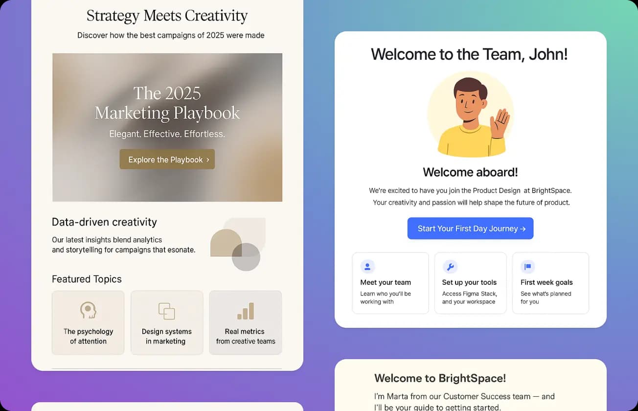 Email template preview