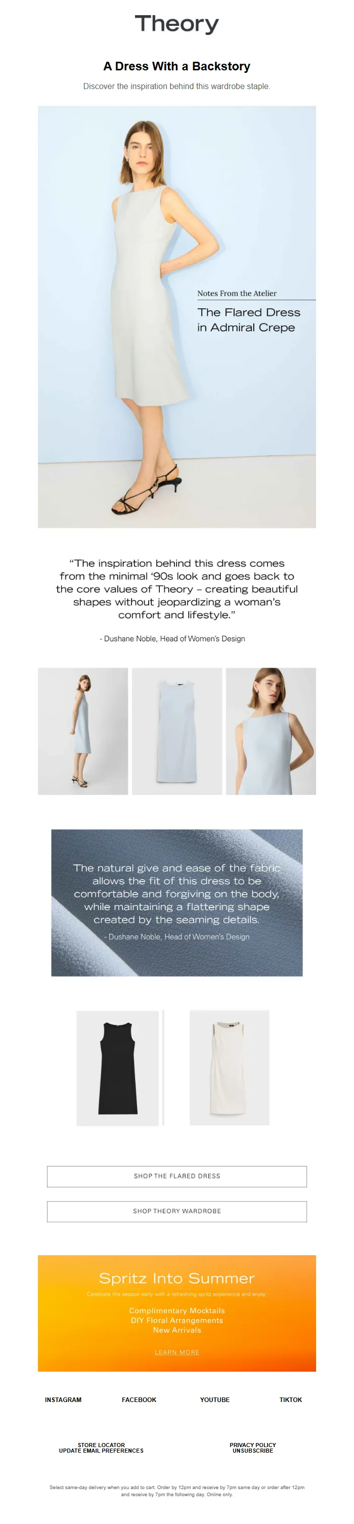Fashion Product Showcase Email Template for Designer Brands