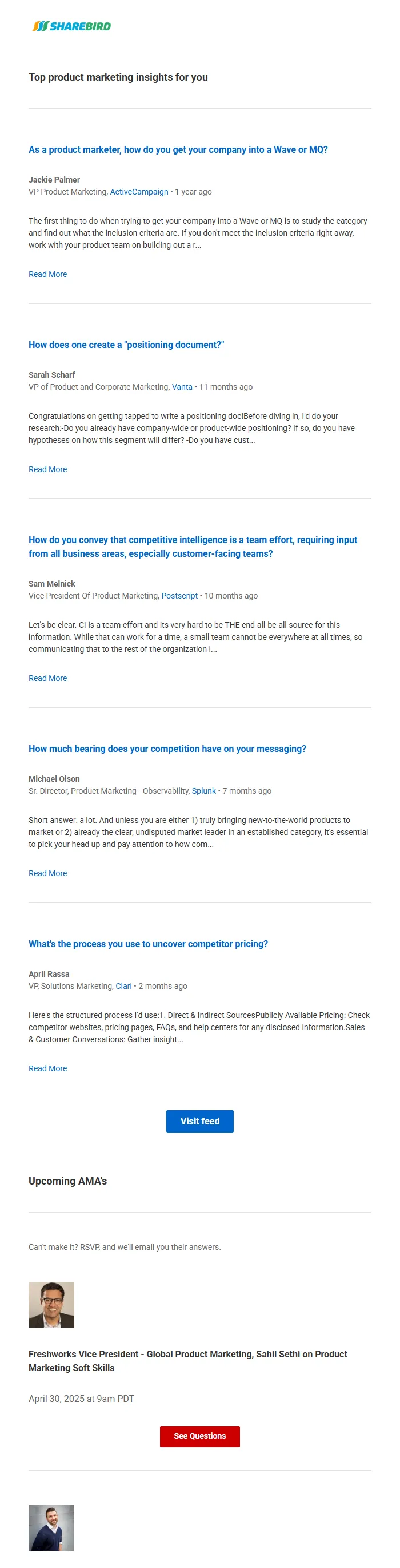 Newsletter Email Template for SaaS & Software