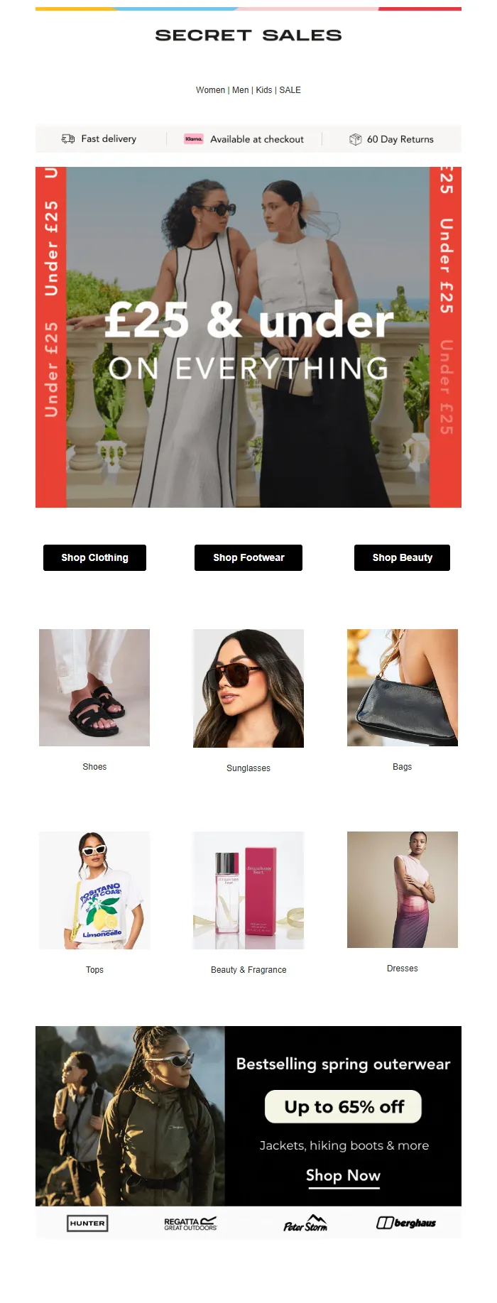 ASOS & Topshop Sale Email Template – Price Drops & Deals