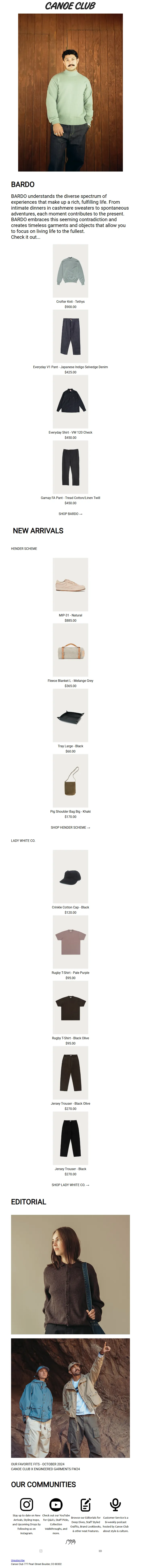 Fashion New Arrivals Email Template for Apparel & Collections