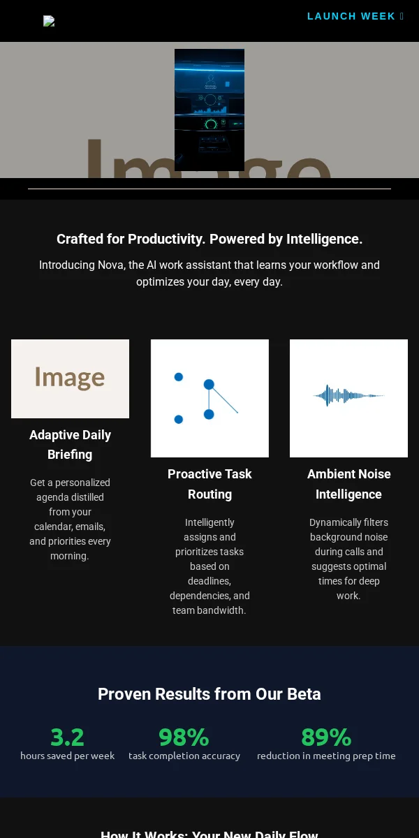 Product Launch Email Template for Technology