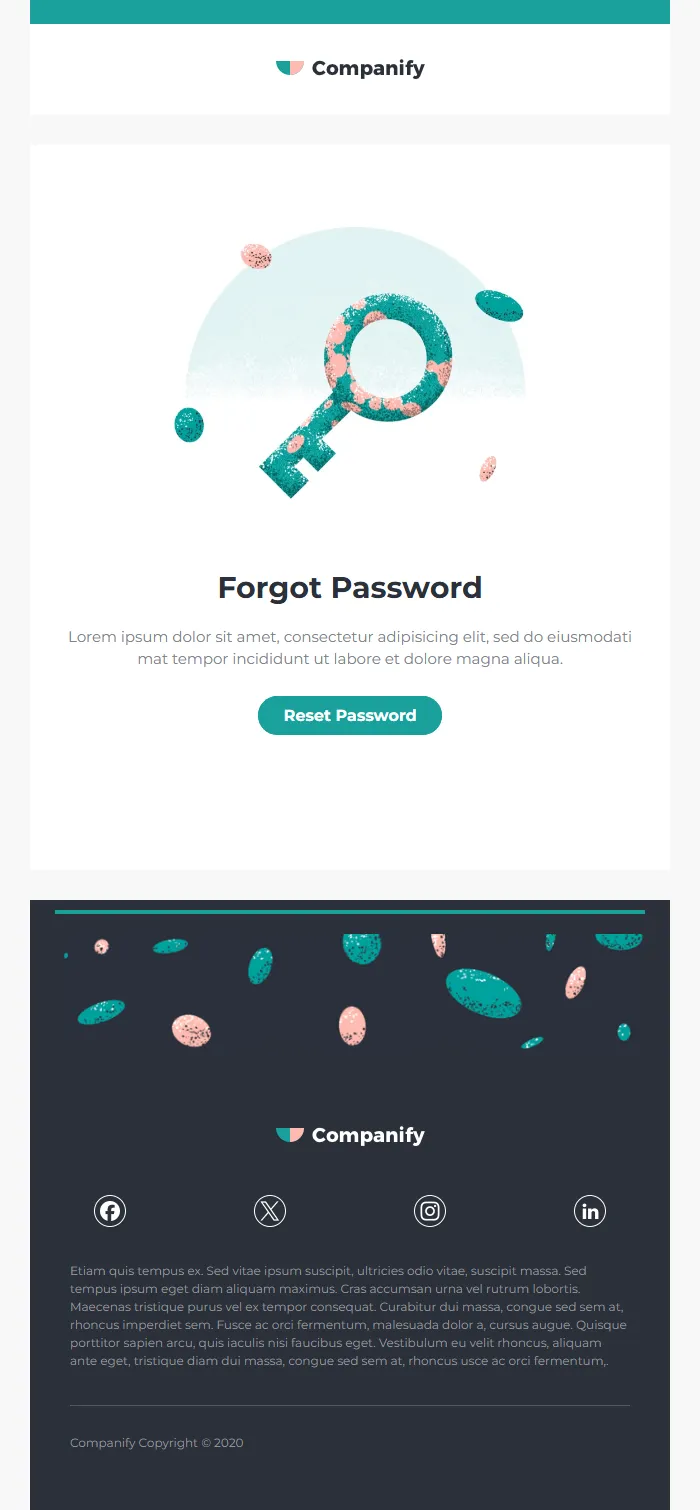 Forgot Password Email Template for Account Security