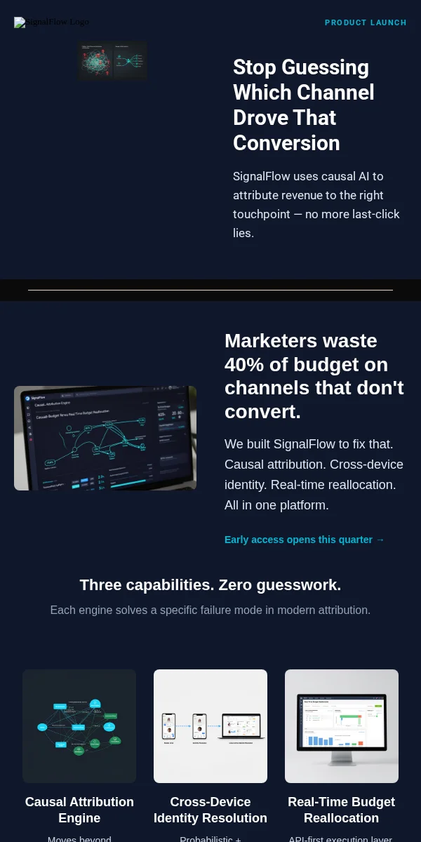 Product Launch Email Template for Technology