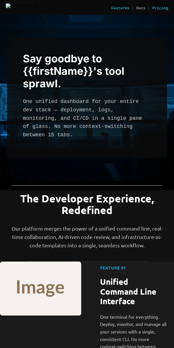 Product Launch Email Template for Technology
