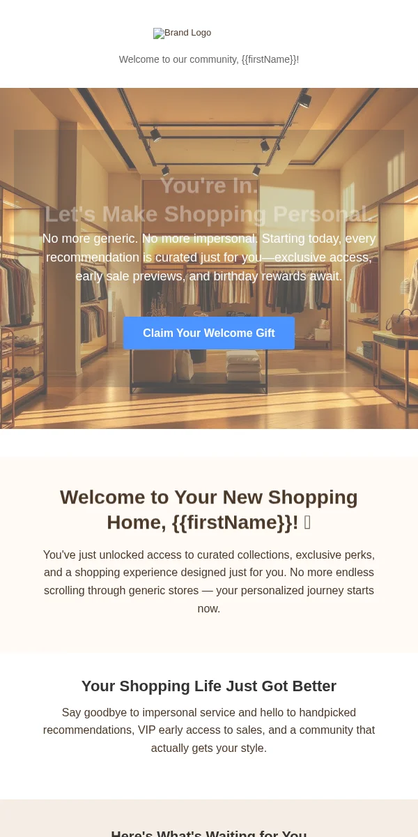 Welcome Ecommerce Retail