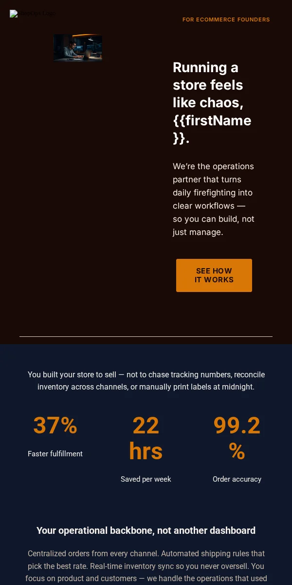 Welcome Email Template for Ecommerce Retail