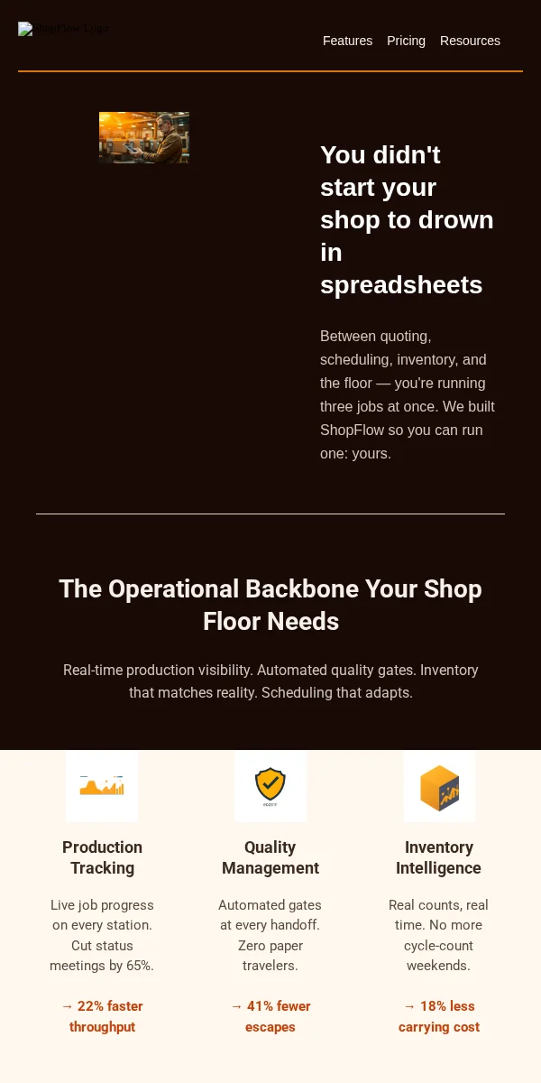 Welcome Email Template for Manufacturing Industrial